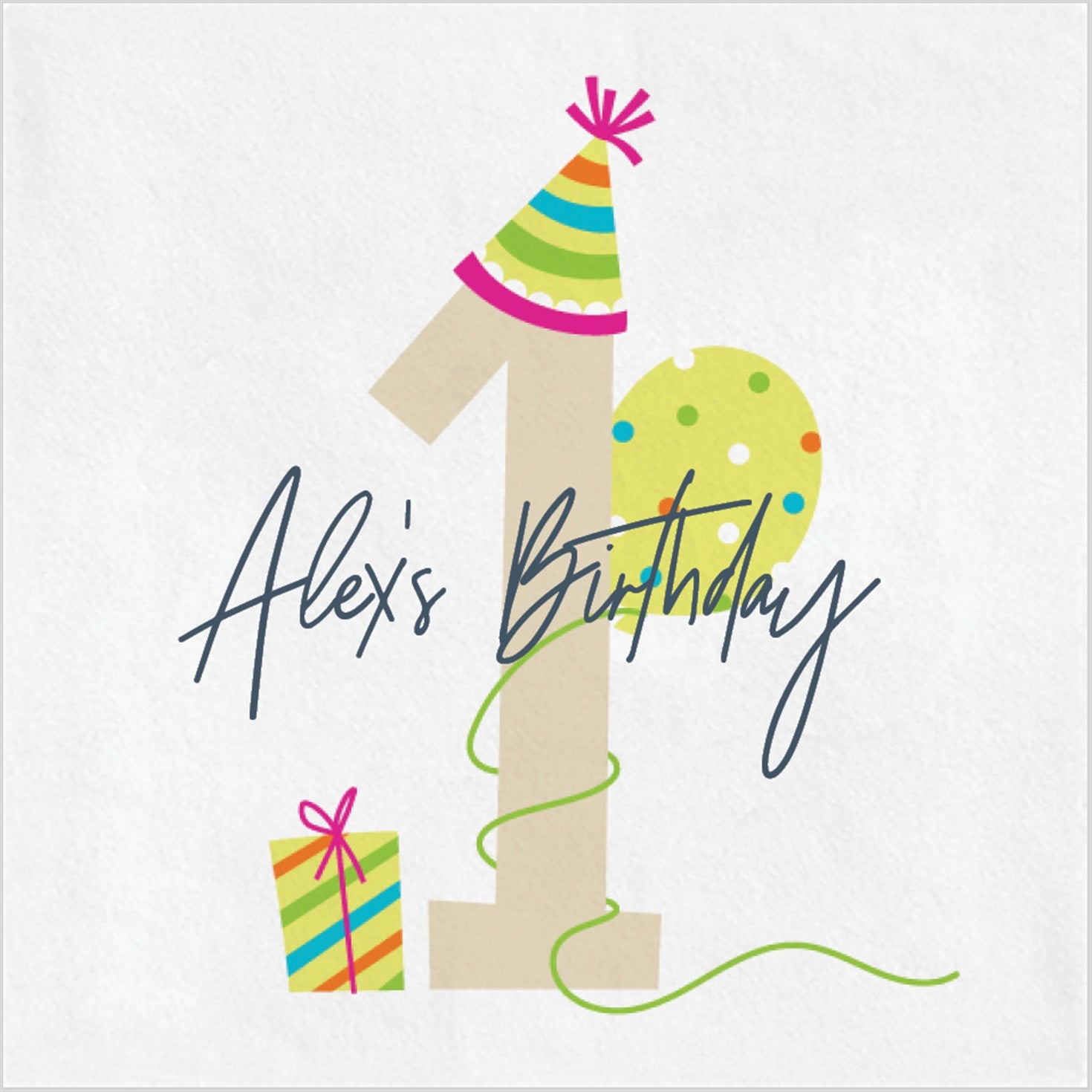 Birthday Party Fun Napkins