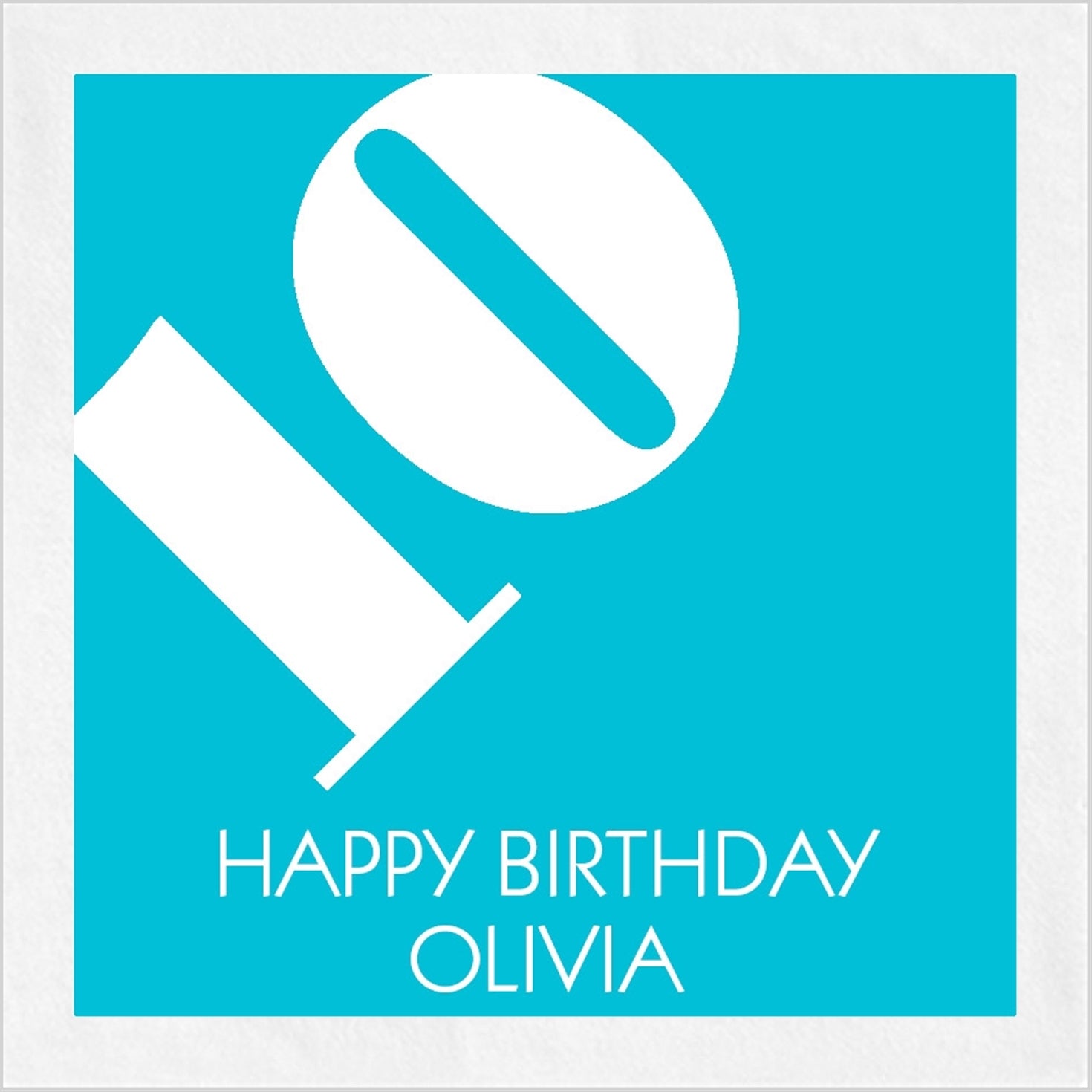 It's Your Birthday "Age" Napkins