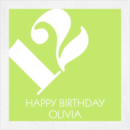 It's Your Birthday "Age" Napkins