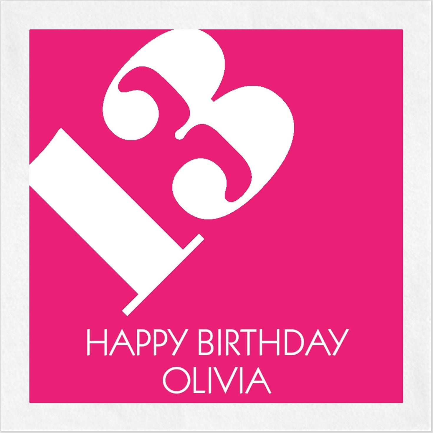 It's Your Birthday "Age" Napkins