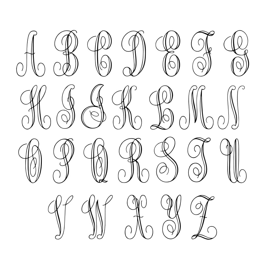 Elegant Monogram Napkins