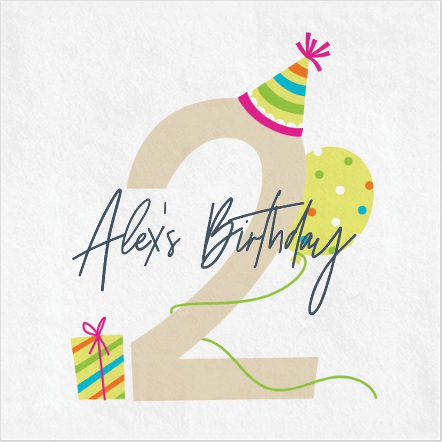 Birthday Party Fun Napkins