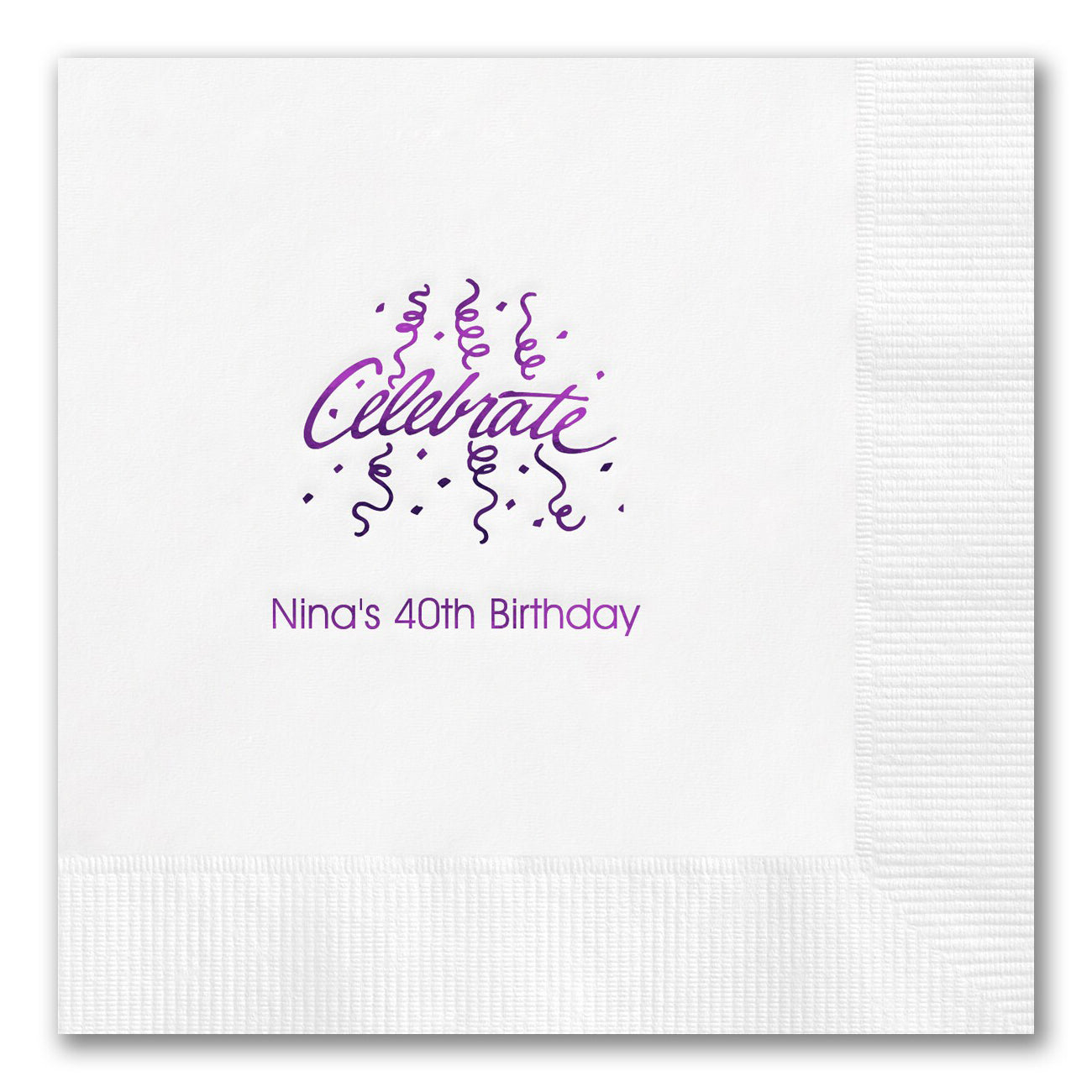 Confetti "Celebrate" Napkins