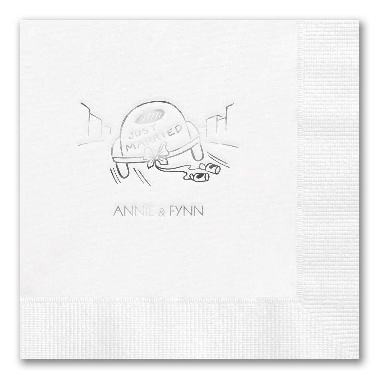 Just Married Car Napkins