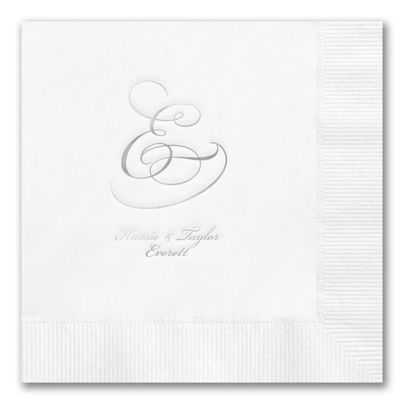 Single Script Monogram Napkins