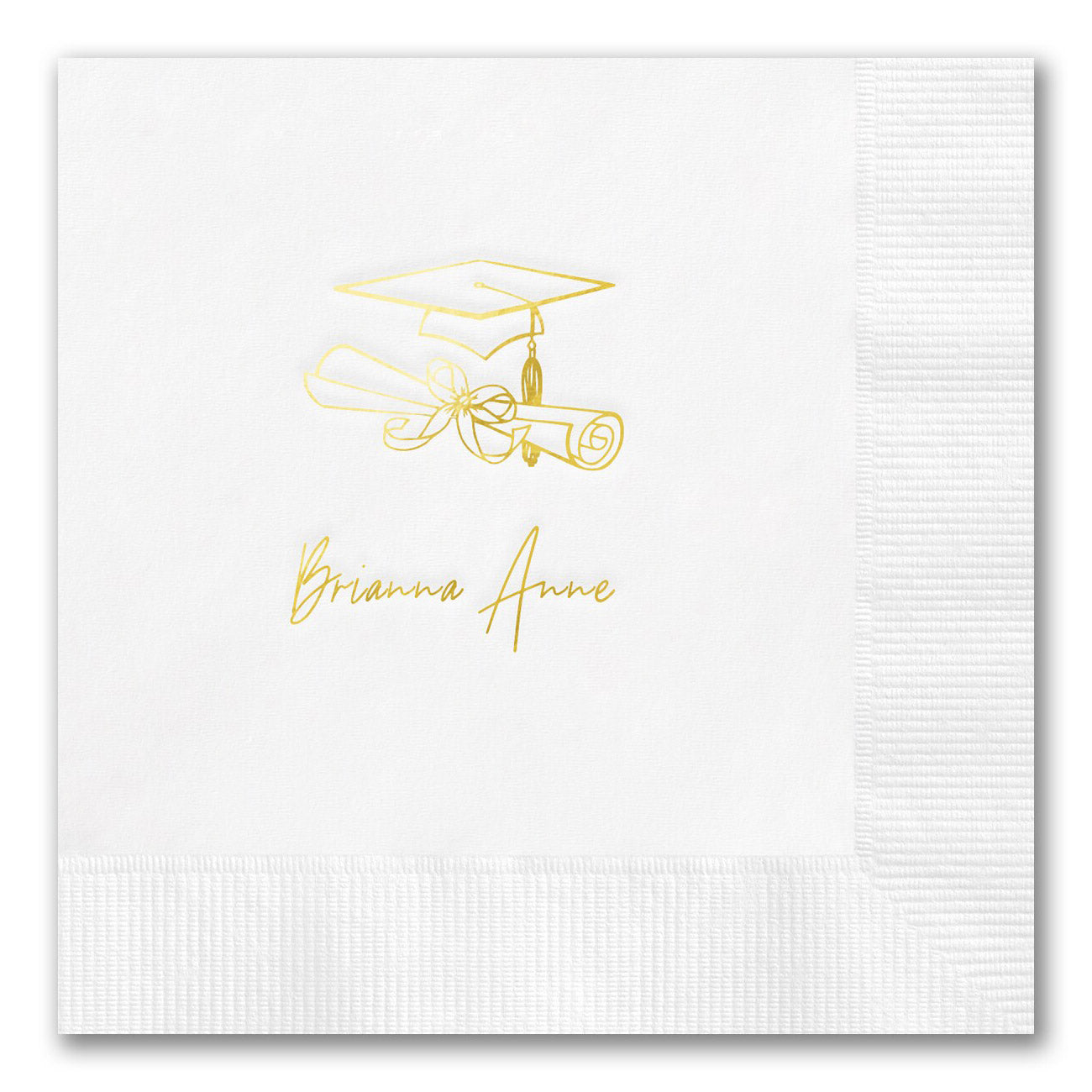 Graduation Cap Napkins