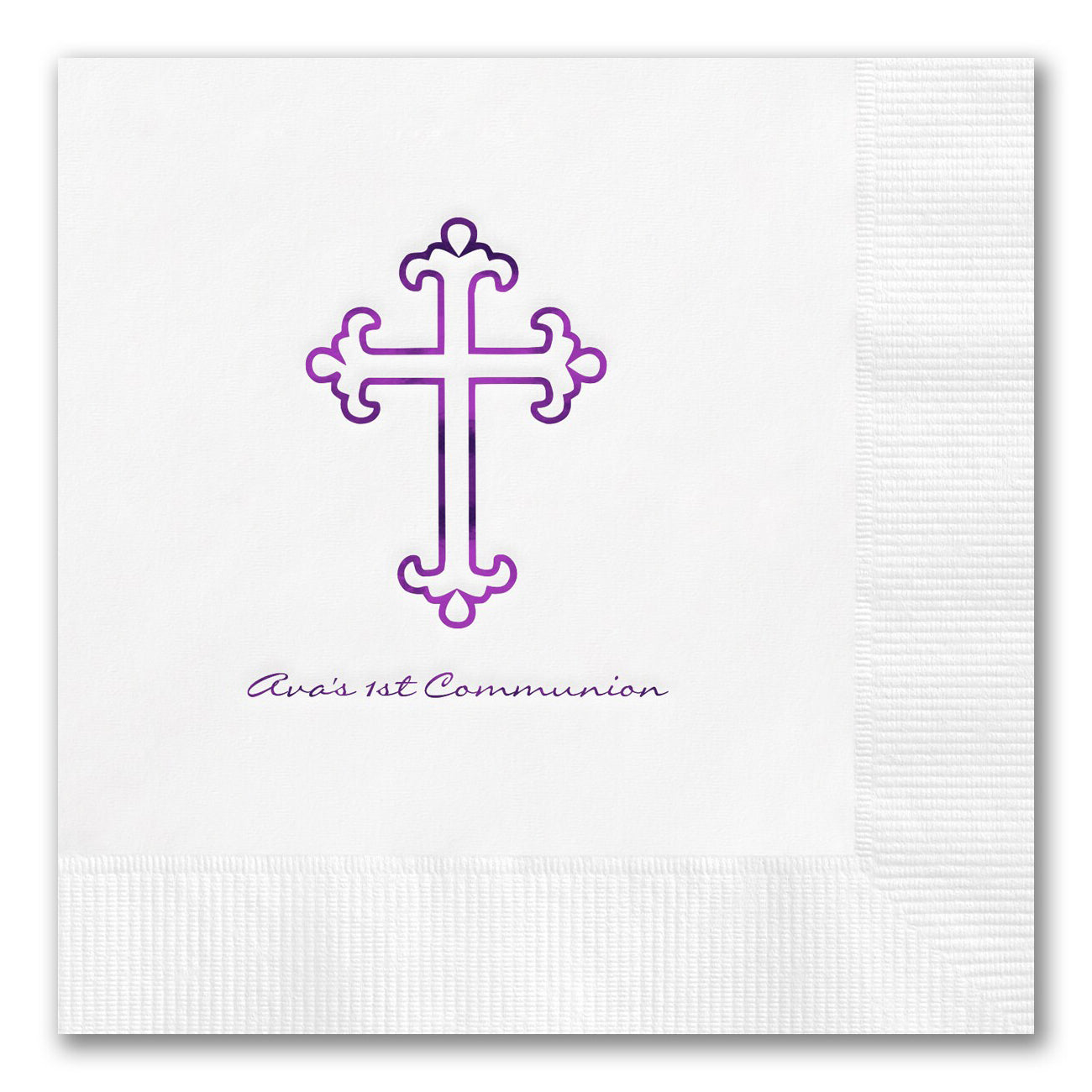 Baptismal Cross Napkins