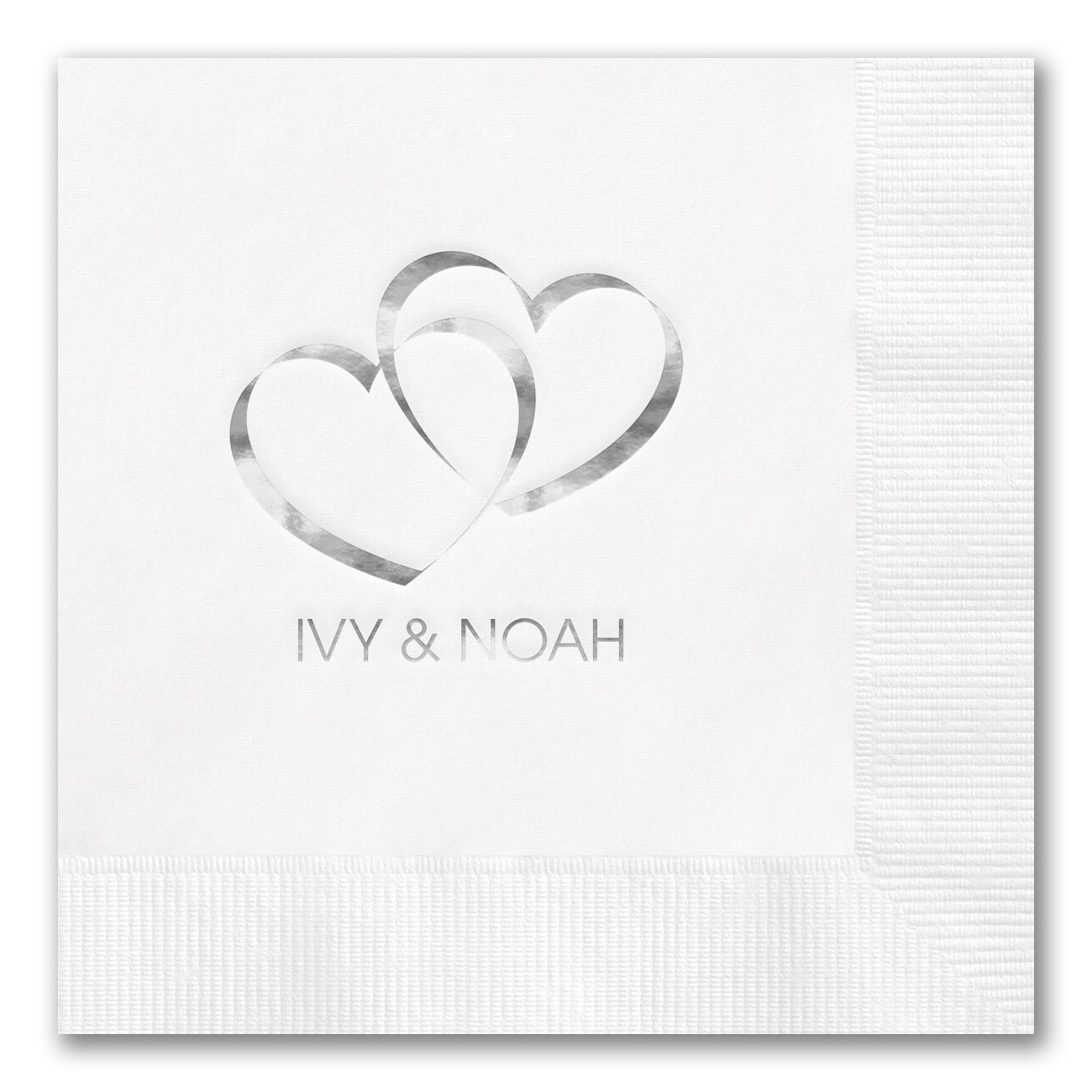 Interlocking Hearts Napkins