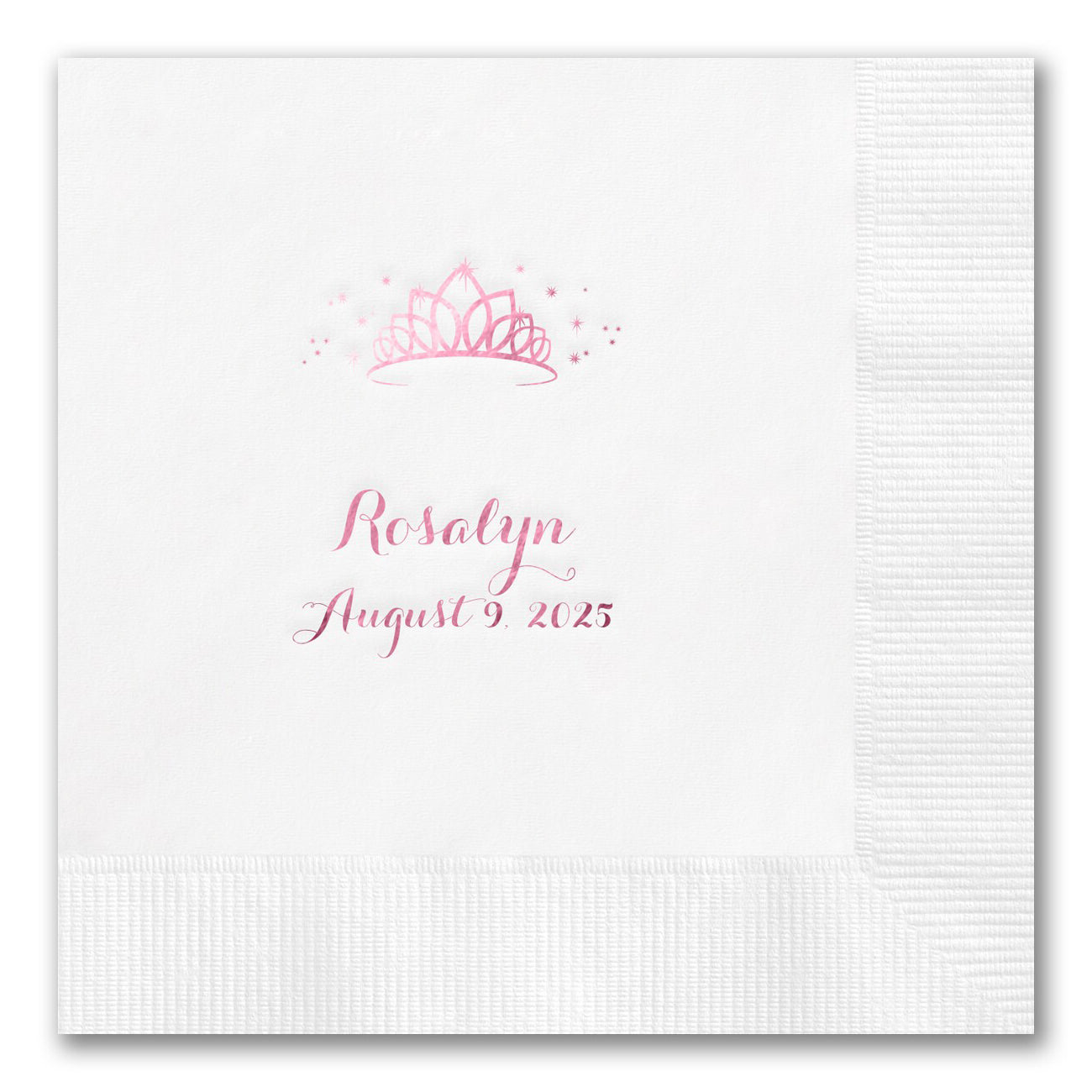 Mis Quince Años Crown and Stars Napkins