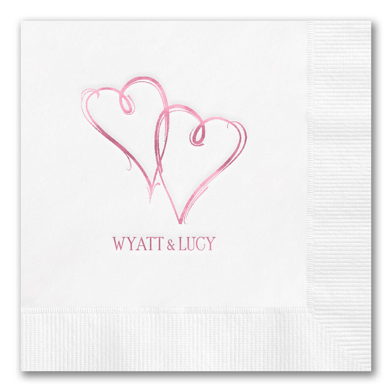 Contemporary Heart Napkins