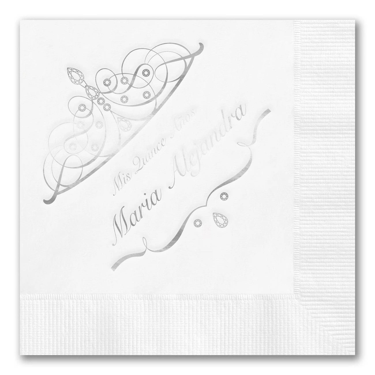 Elegantly Crowned Tiara Napkins