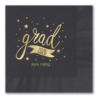 Sophisticated "Grad" Banner Napkins