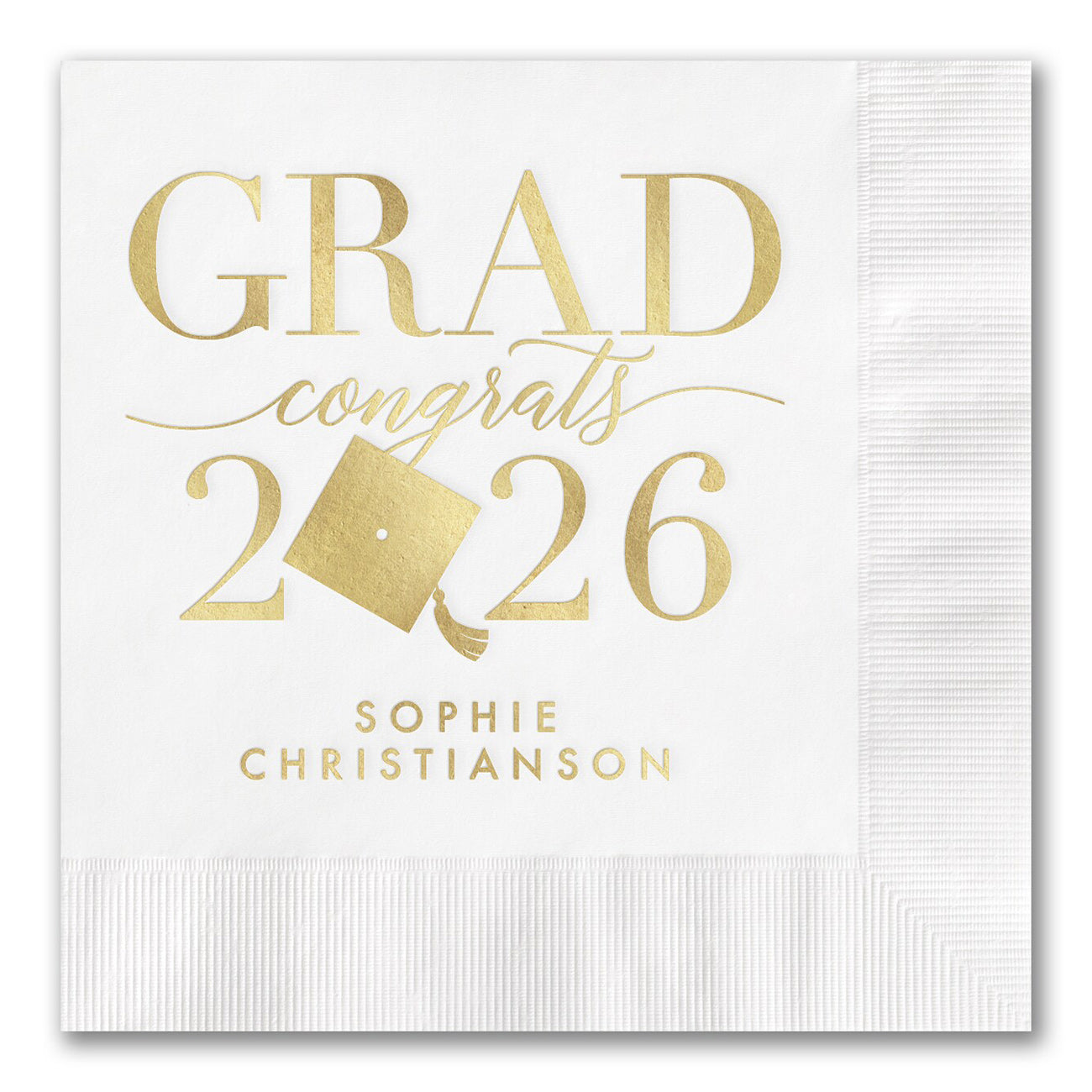 Outstanding Grad "Congrats" Napkins