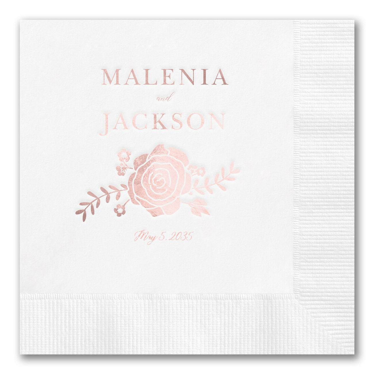 Designer Rose Napkins