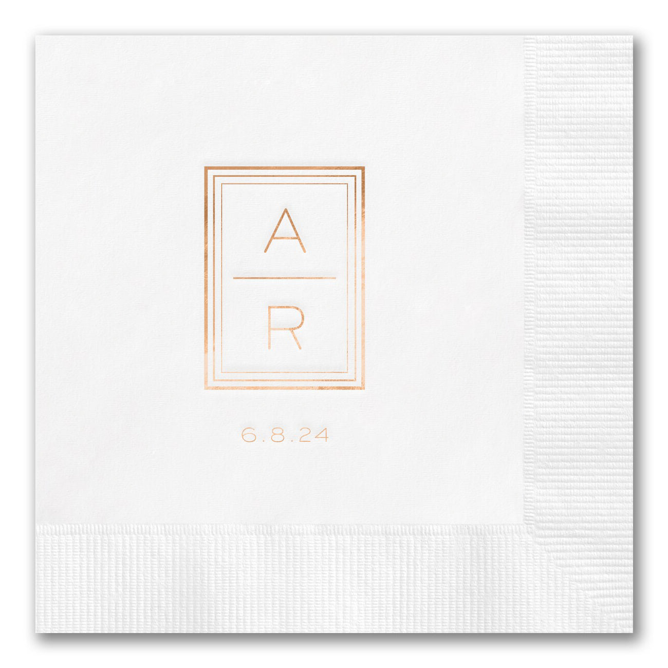 Modern Monogram Napkins