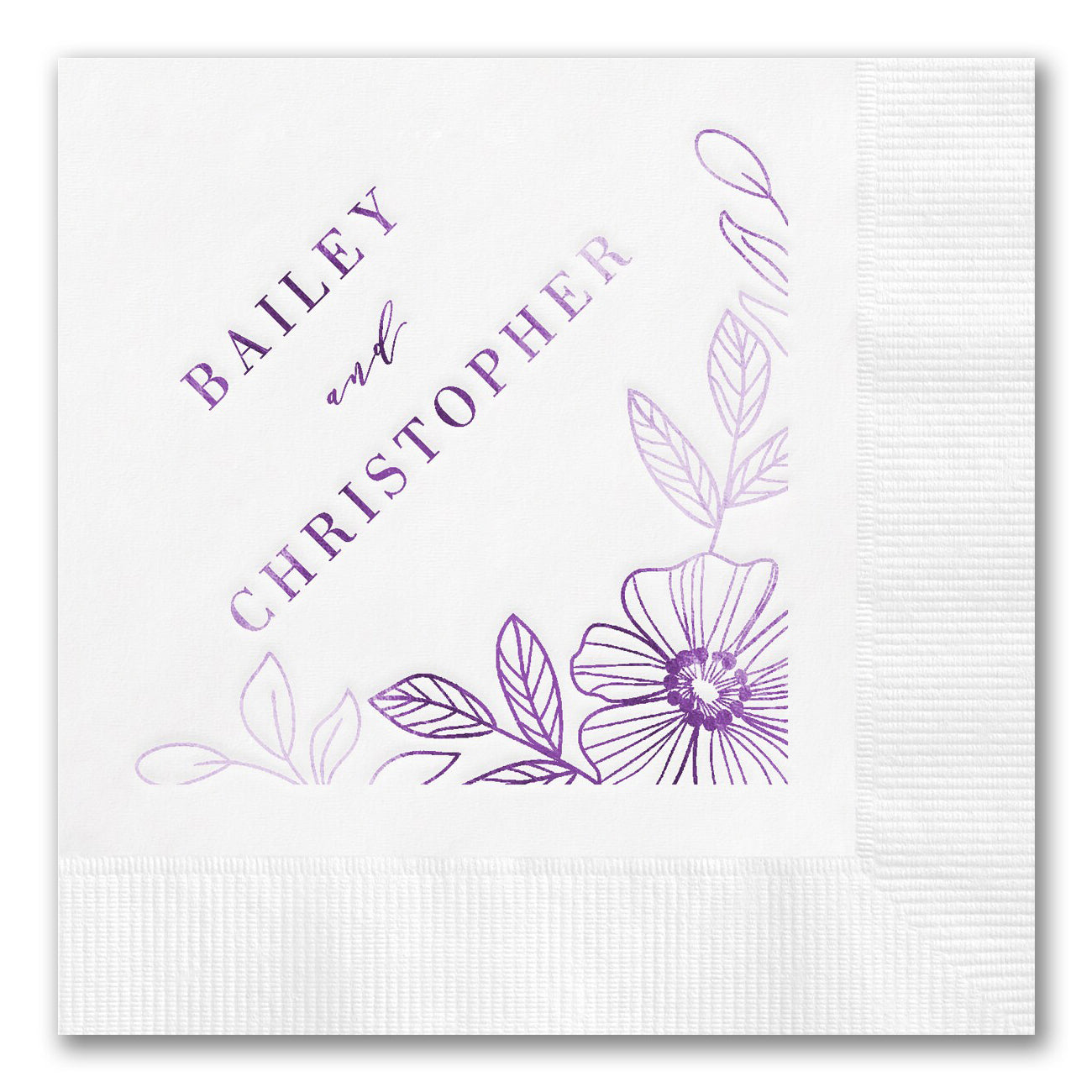 Blossoming Border Napkins