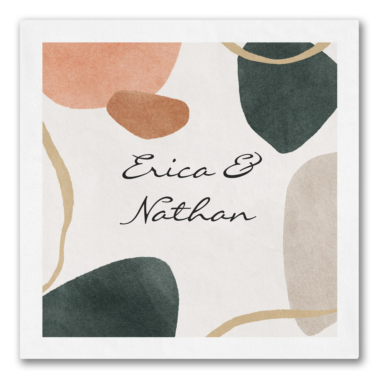 Abstract Geo Napkins