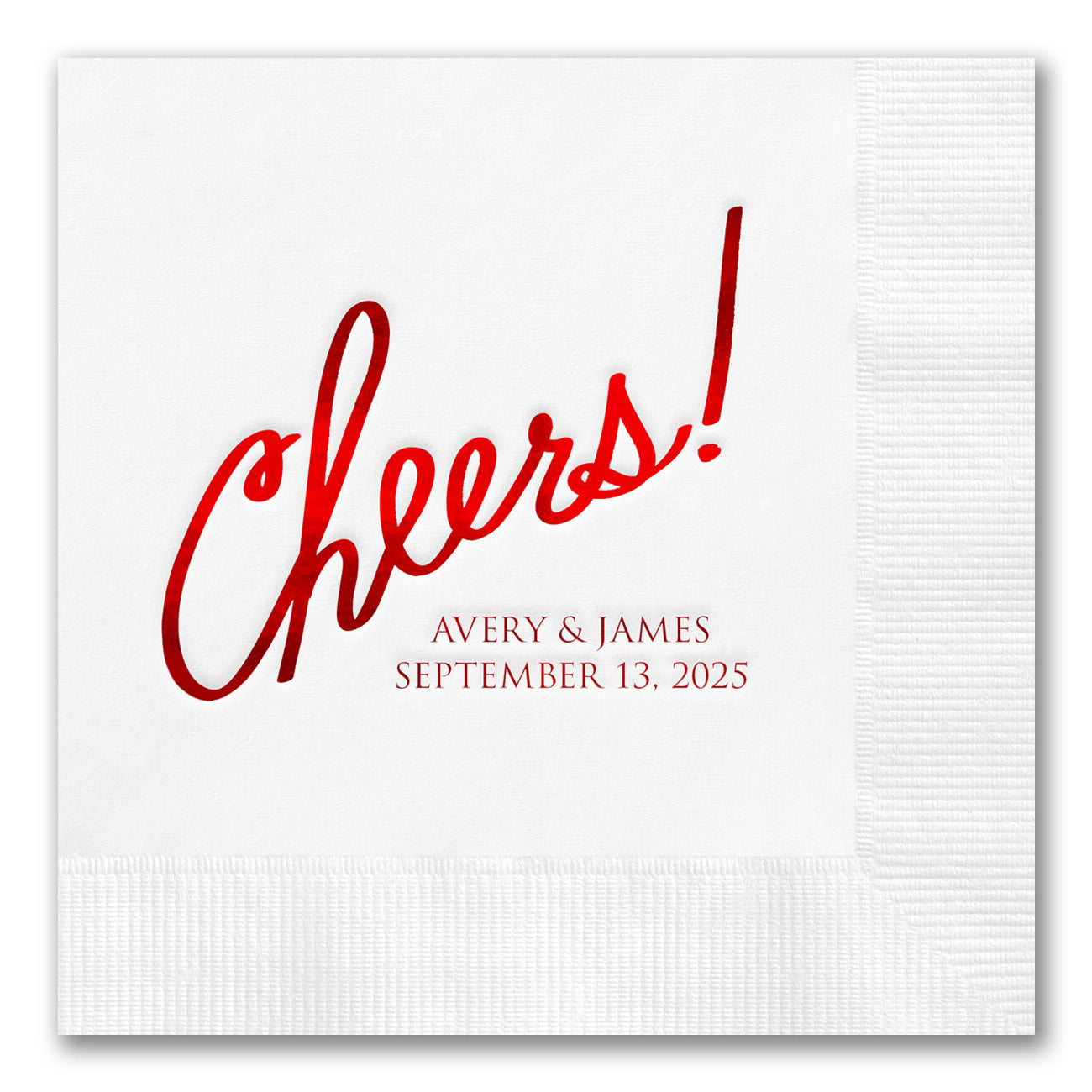 "Cheers!" Napkins