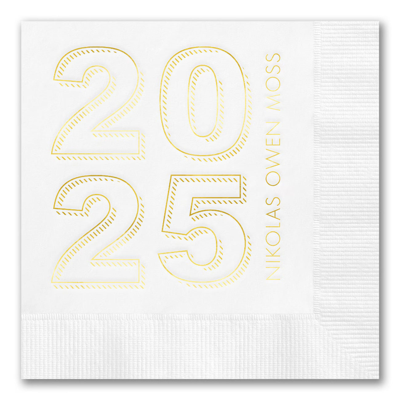 Dashed Grad Year Napkins