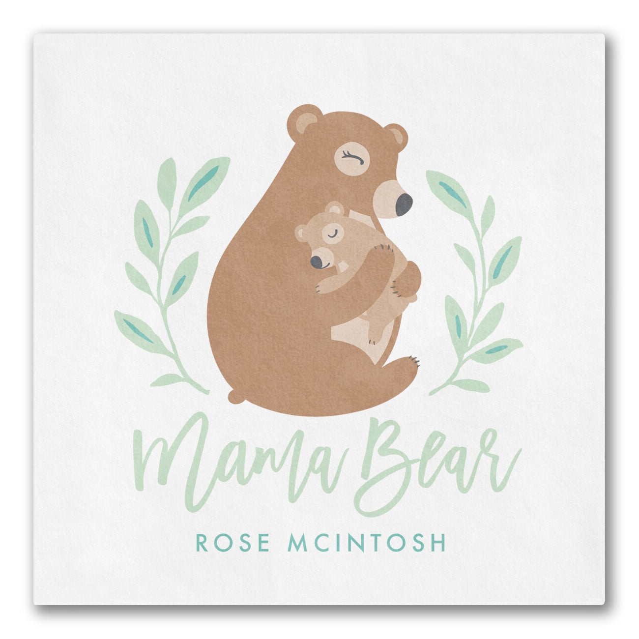 "Mama Bear" Napkins