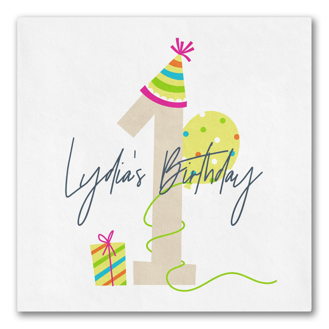 Birthday Party Fun Napkins