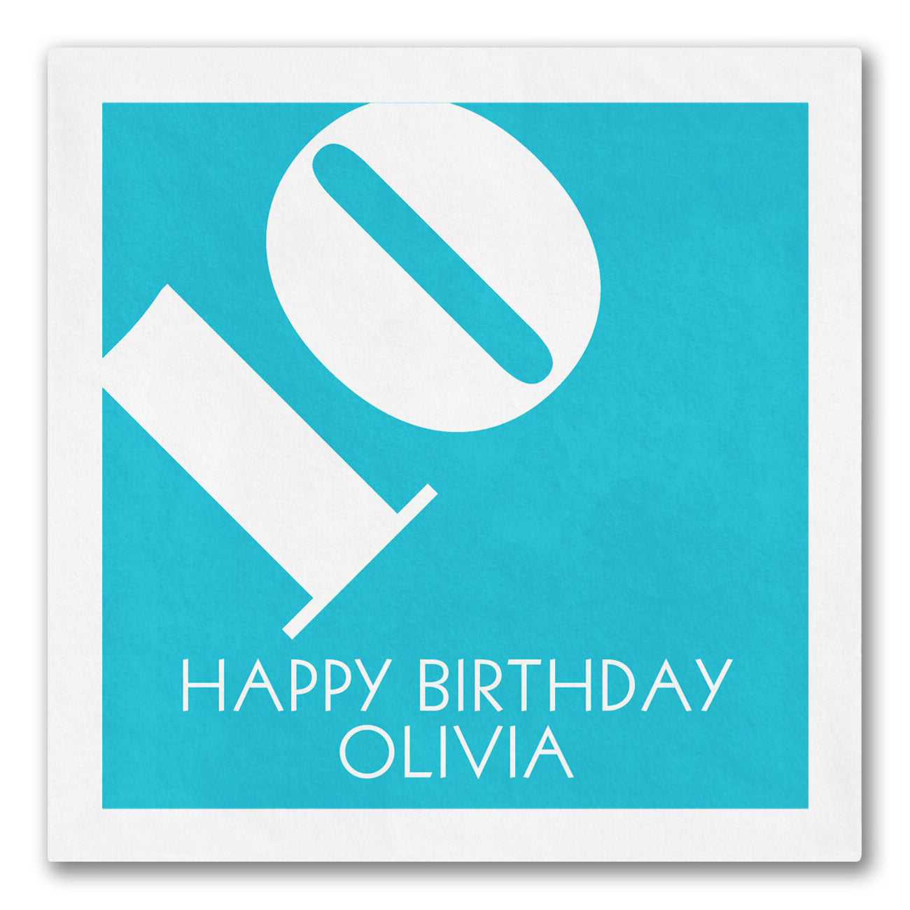 It's Your Birthday "Age" Napkins