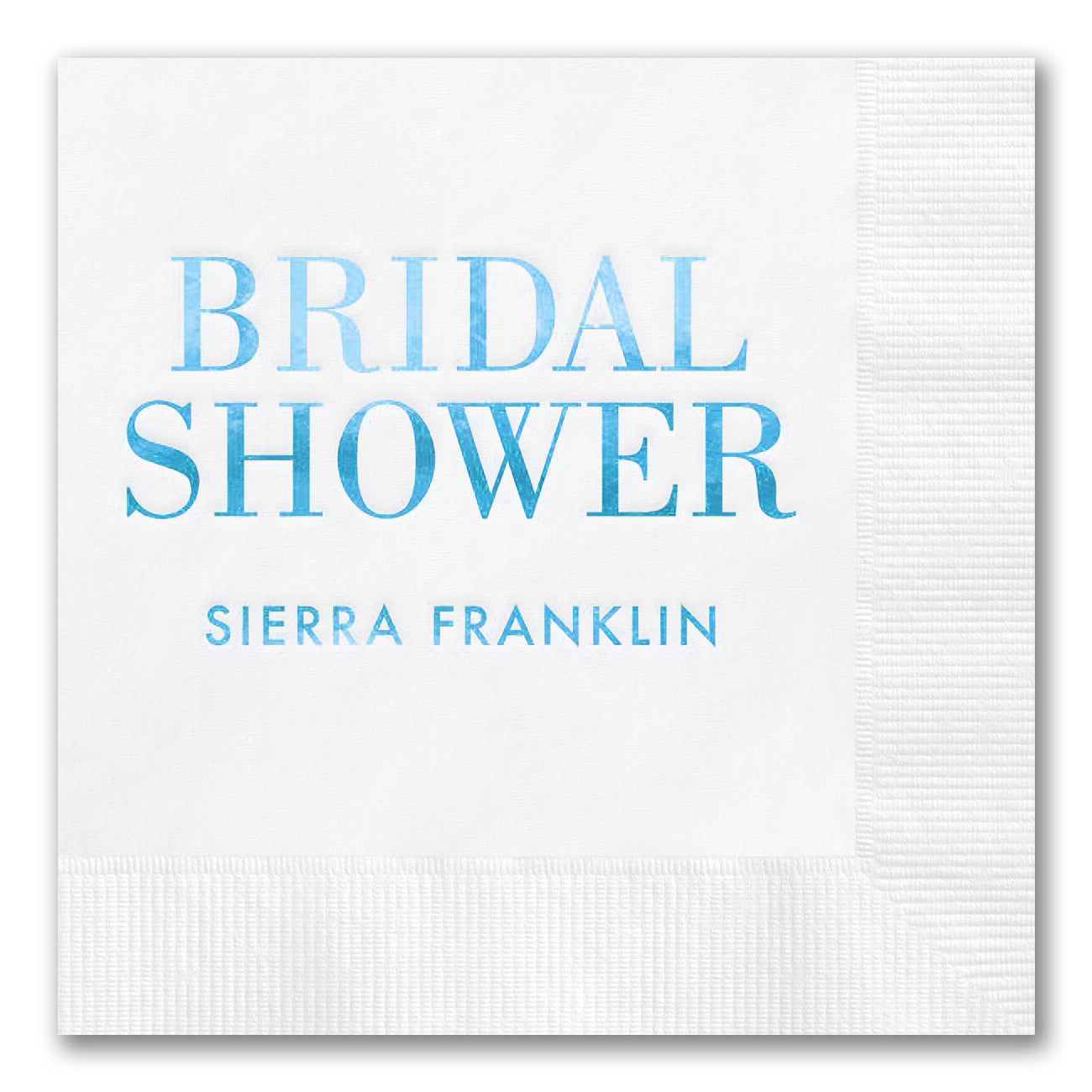 Exuberant "Bridal Shower" Napkins