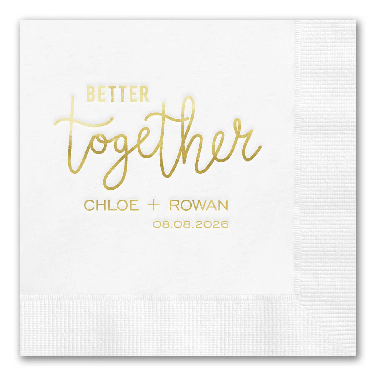 "Better Together" Napkins