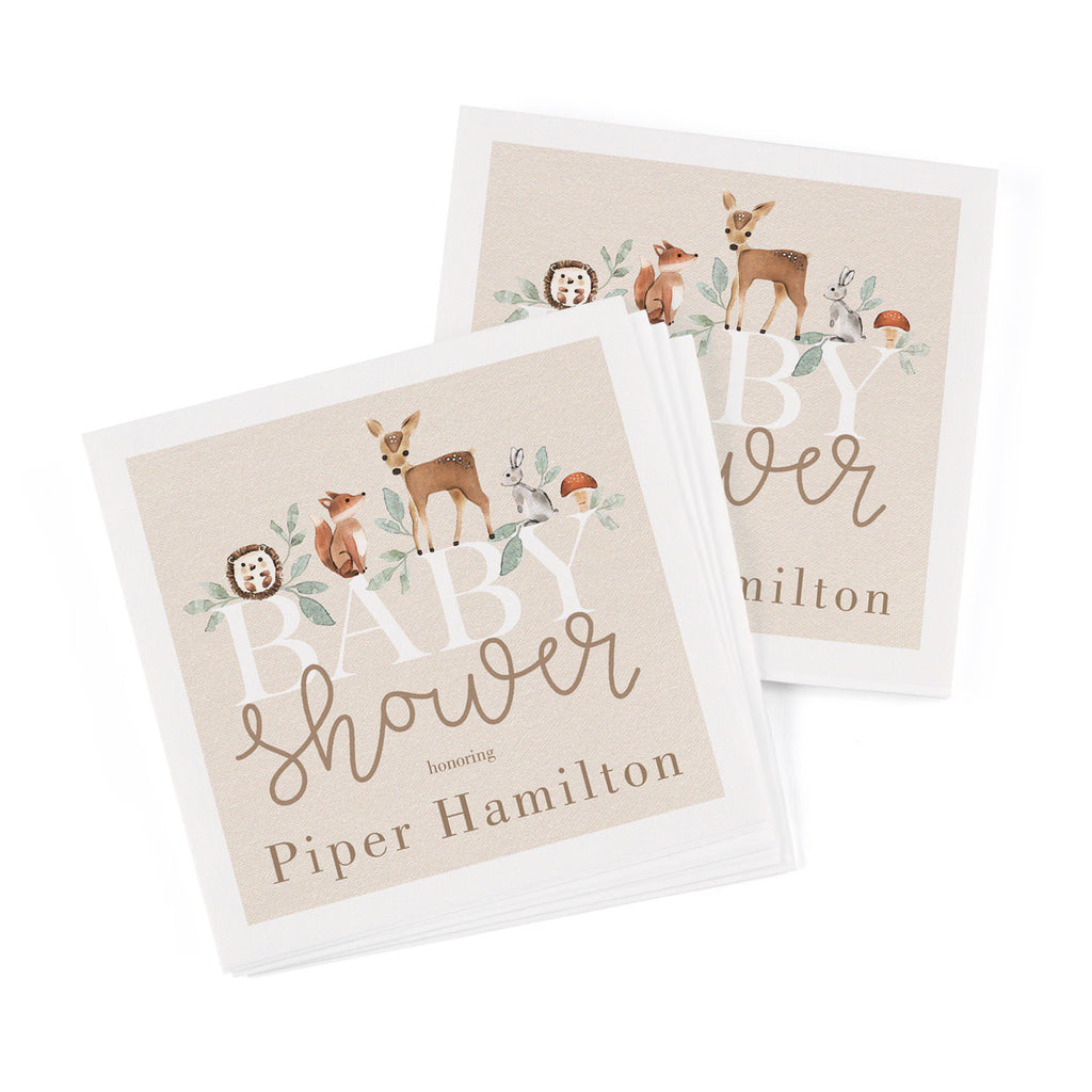 Charming Creatures "Baby Shower" Napkins