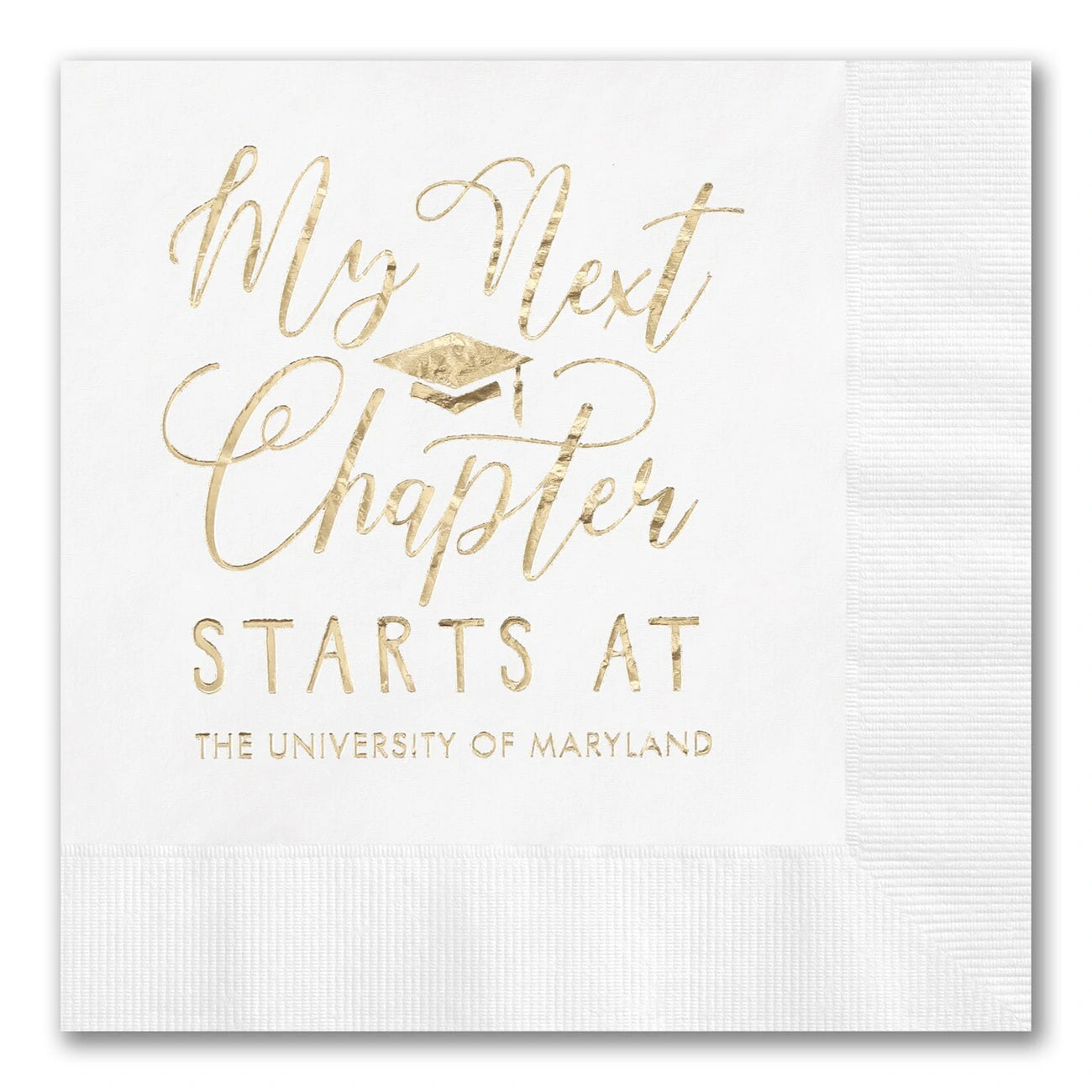 "My Next Chapter Starts At" Napkins