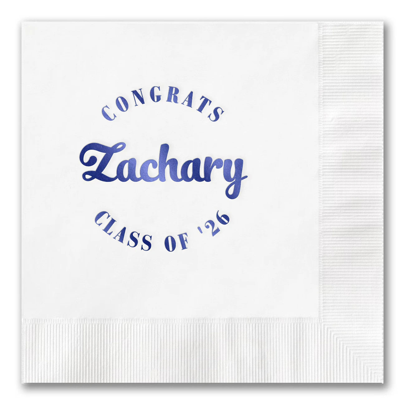 Classy "Congrats" Grad Napkins