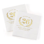 Laurel Leaf Crest "Class of" Napkins