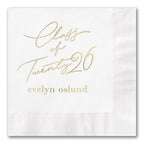 Eloquent "Class of Twenty" Napkins