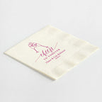 Toasting Champagne "Cheers To Forever" Napkins