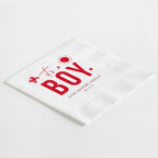 Delightful "it's a BOY" Baby Icon Napkins