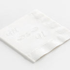Initial Impressions Embossed Monogram Napkins