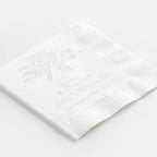 Hydrangea Blossom Embossed Napkins