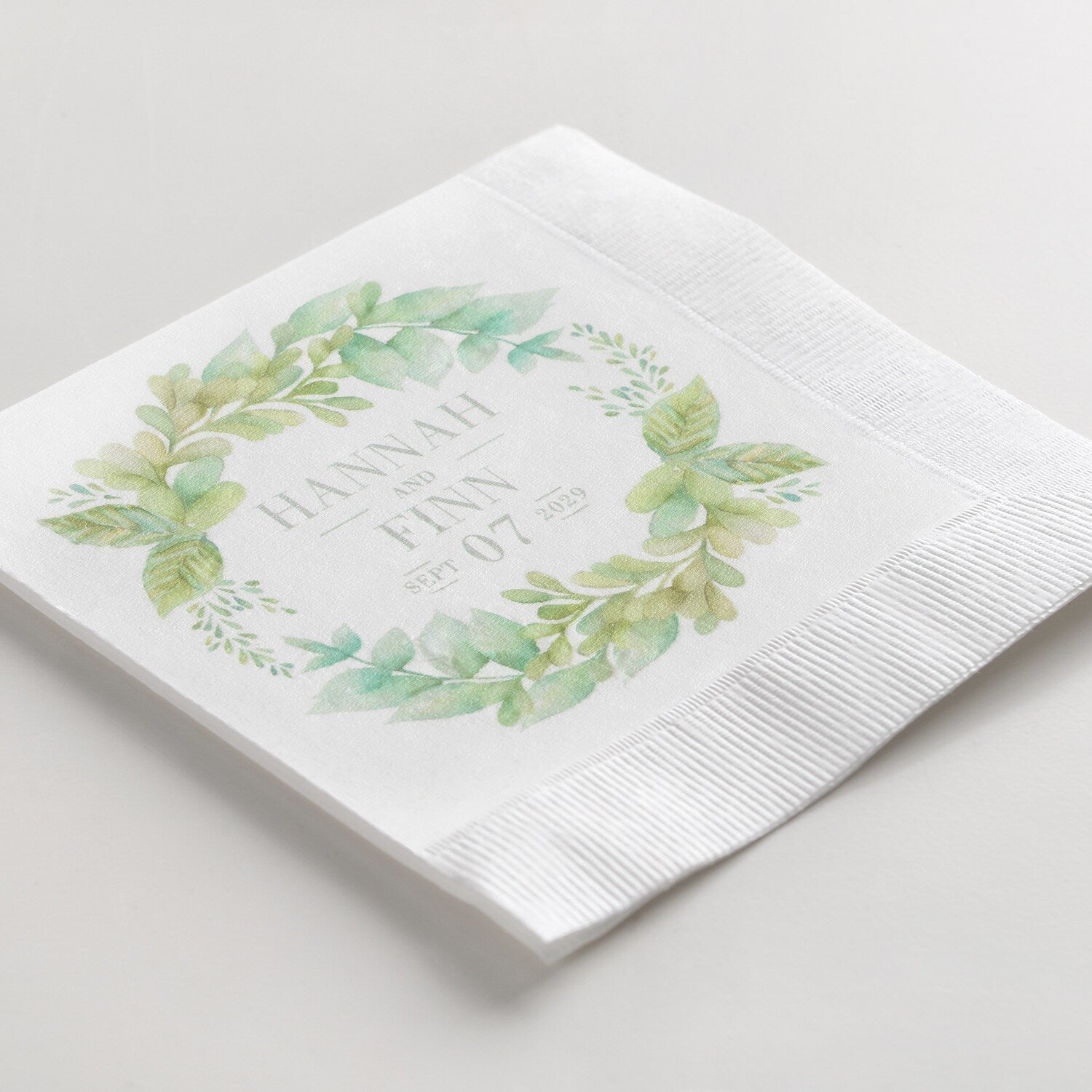 Custom "Use Your Own Design" Coined Napkins