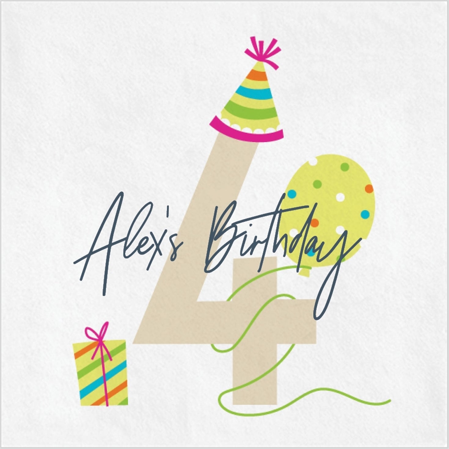 Birthday Party Fun Napkins