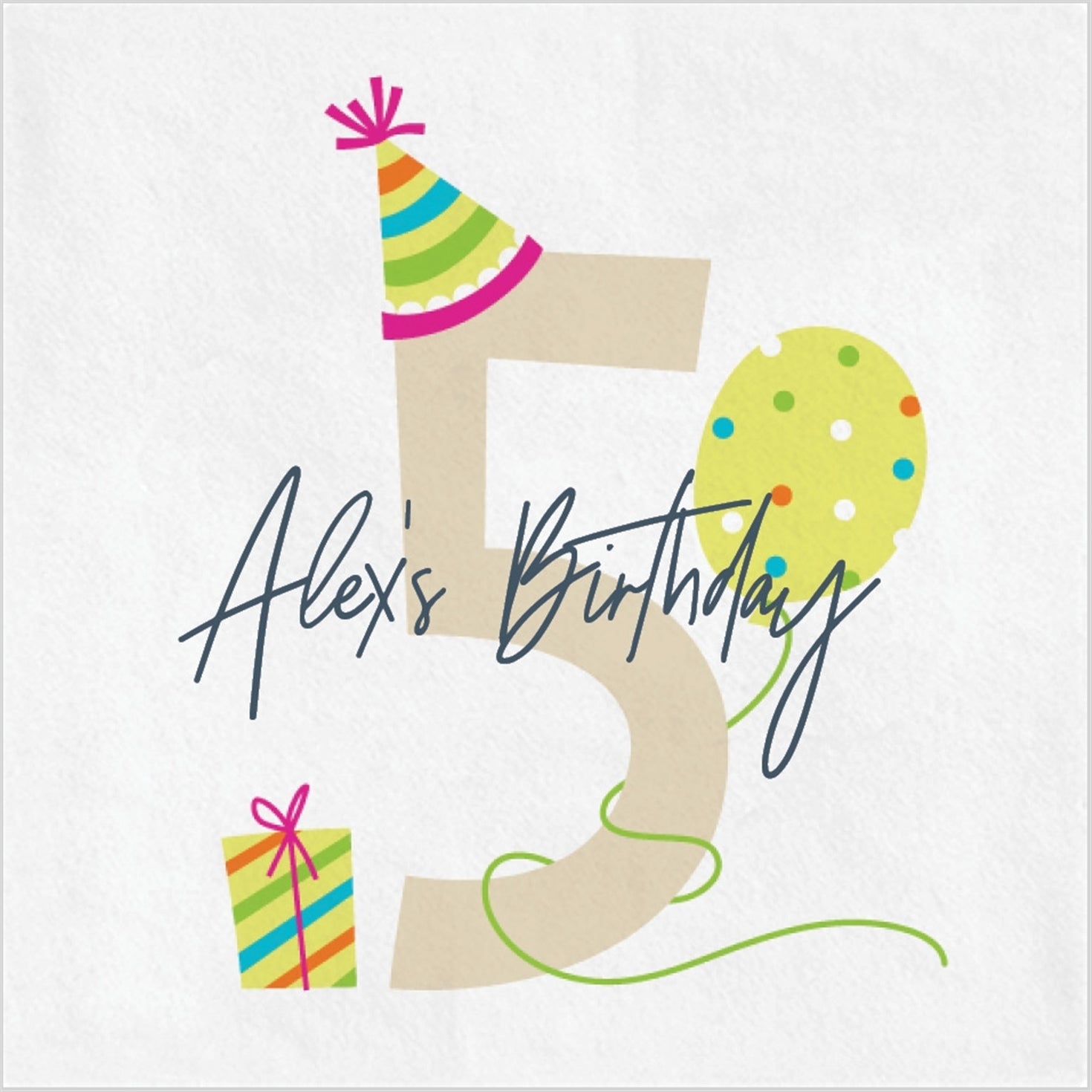 Birthday Party Fun Napkins