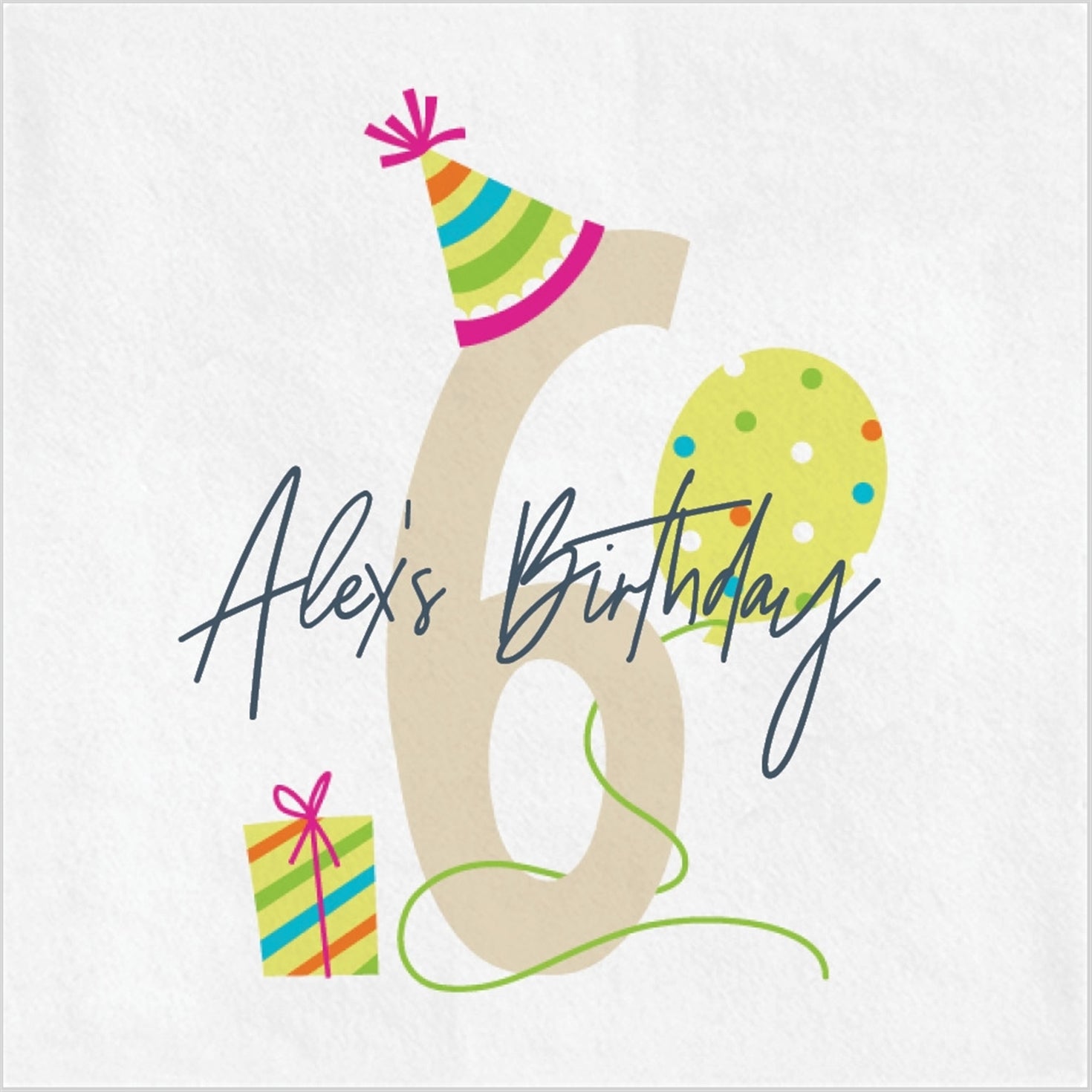 Birthday Party Fun Napkins