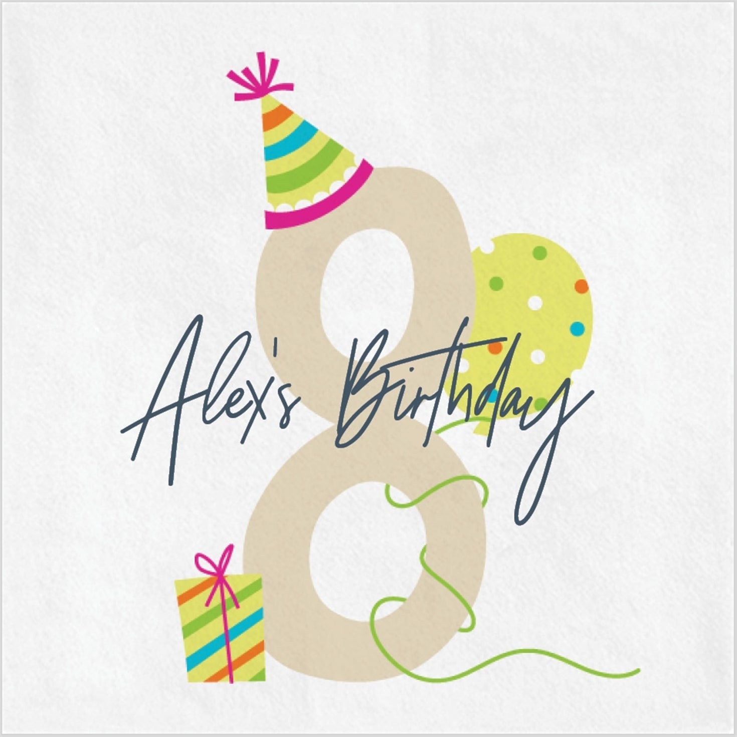 Birthday Party Fun Napkins