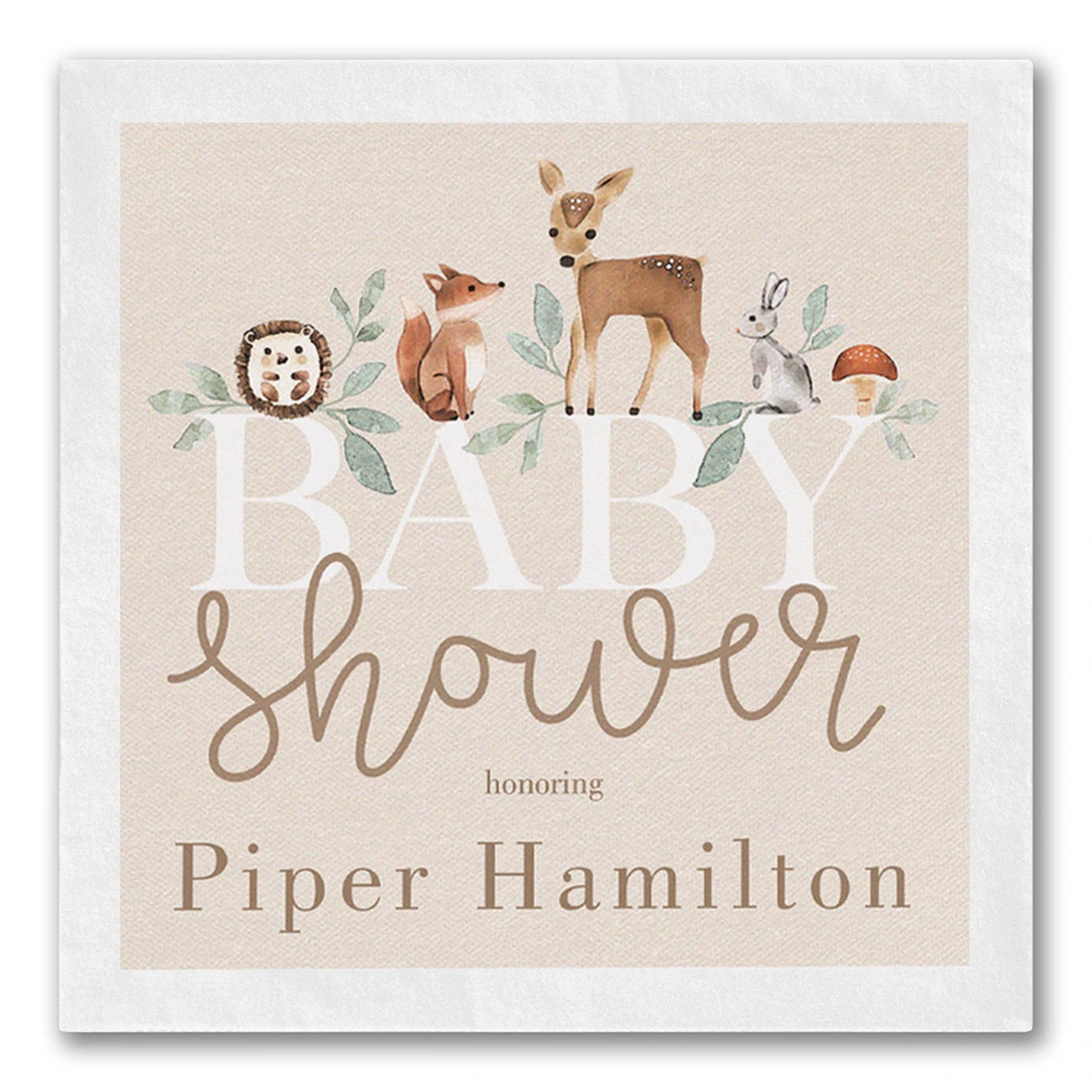 Charming Creatures "Baby Shower" Napkins