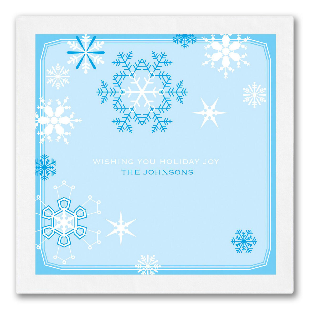 Winter Snowflake Napkins