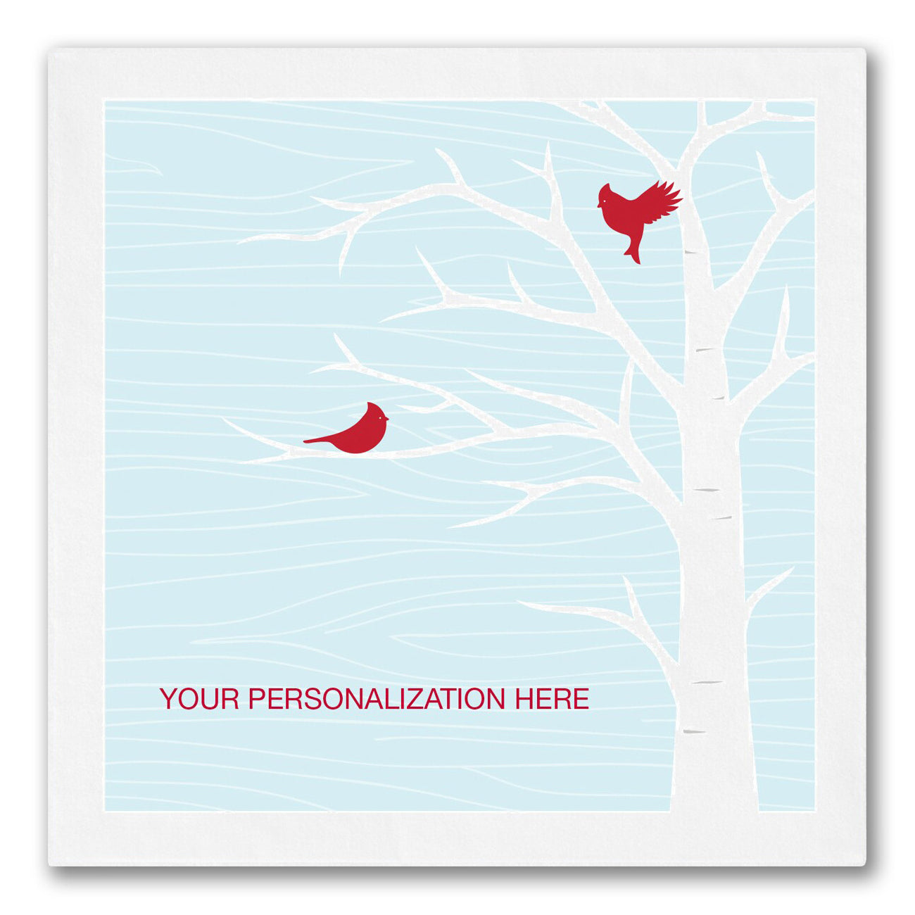 Winter Cardinal Napkins