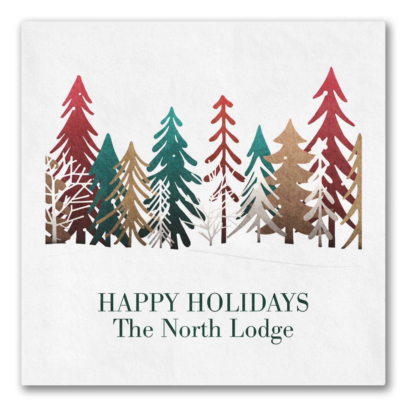 Colorful Treeline Napkins