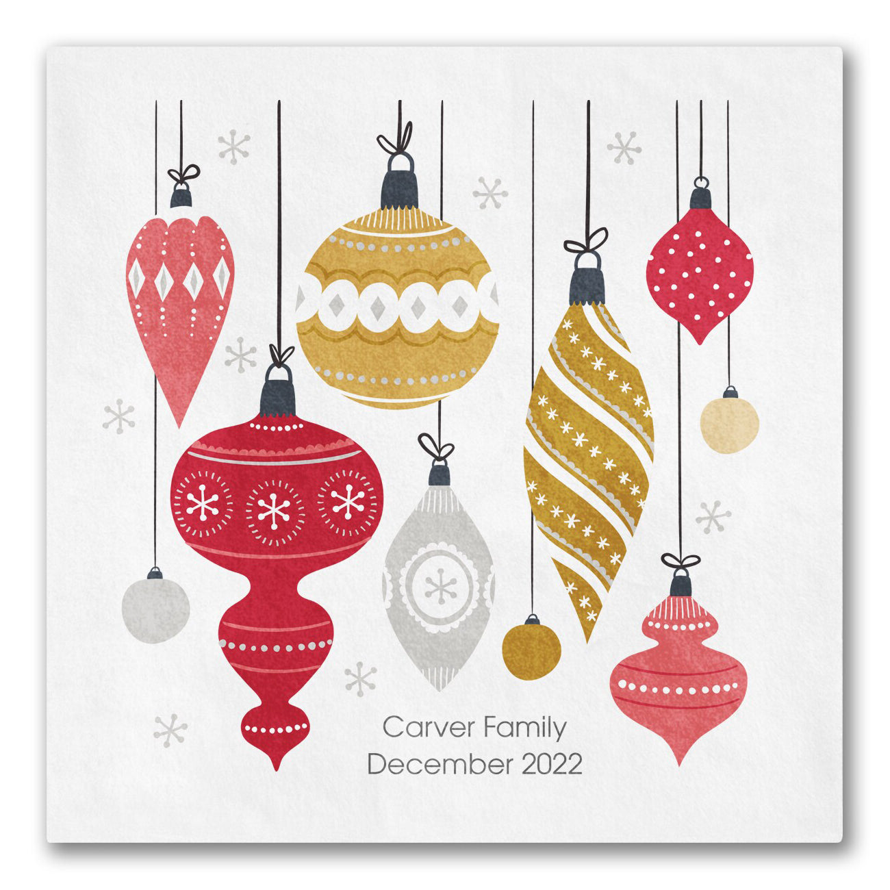 Retro Ornament Collection Napkins