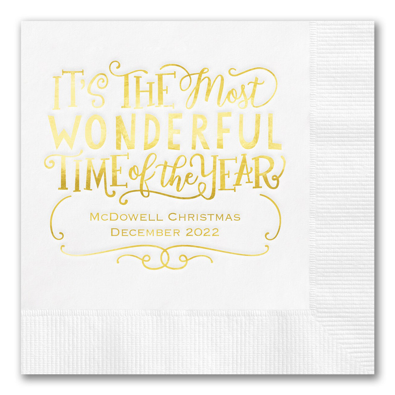 "Most Wonderful Time" Napkins