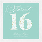 Full Color Sweet "Blooming" 16 Napkins