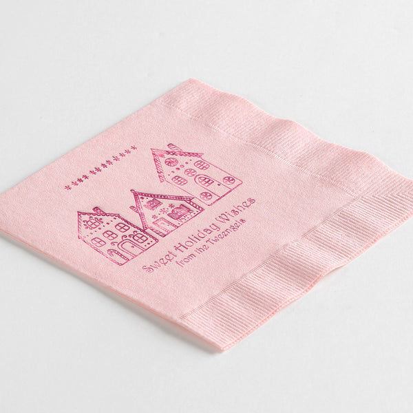 Blush Napkin / Pink Foil